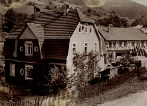 Foto ? im Riesengebirge, Webers II. Wohnhaus mit Schneidemühle