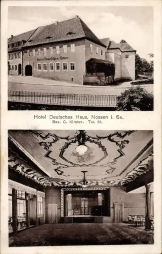 Ak Nossen Landkreis Meißen, Hotel Deutsches Haus, Inh. C. Kirsten