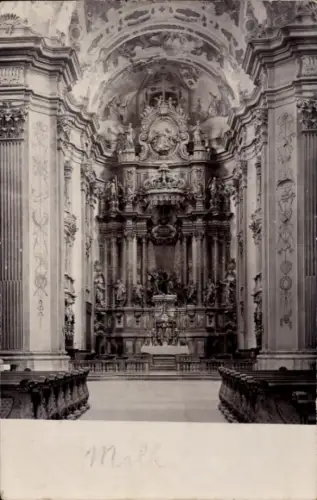 Ak Melk Niederösterreich, Inneres der Kirche