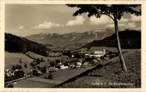Ak Spital am Pyhrn in Oberösterreich, Ort mit Umgebung, Sengsengebirge