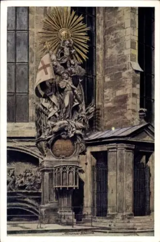 Ak Wien 1 Innere Stadt, Sankt Stephansdom Capistrankanzel