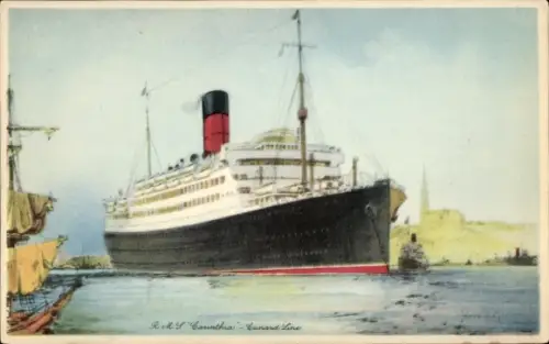 Ak Dampfer RMS Carinthia
