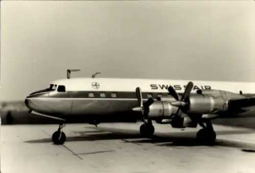 Foto Miniatur-Passagierflugzeug, Swiss Air