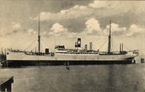 Ak Dampfschiff Irmgard, Hamburg Bremer Afrika Linie AG, Erbaut 1914