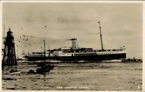 Ak Dampfer The Crested Eagle, General Steam Navigation