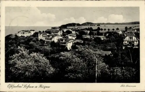 Ak Lohme Mecklenburg, Ortschaft mit Landschaftsblick
