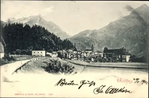 Ak Golling an der Salzach in Salzburg, Gesamtansicht