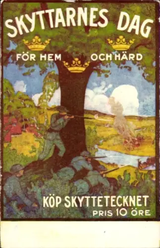 Ak Skyttarnes Dag, Köp Skyttetecknet