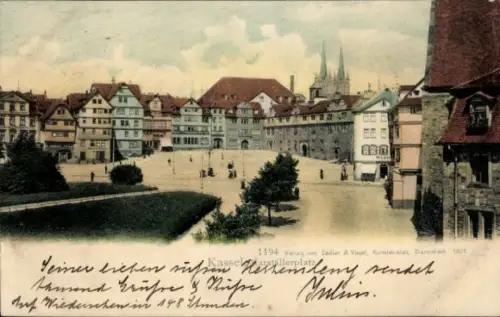 Ak Kassel in Hessen, Marställerplatz