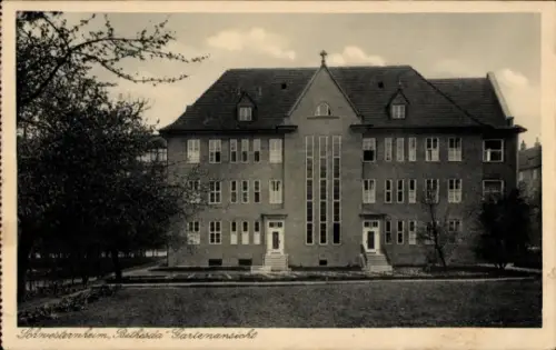 Ak Kassel in Hessen, Schwesternheim Bethesda, Gartenansicht, Kaiserstraße 85