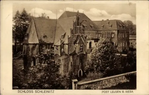 Ak Schleinitz Nossen in Sachsen, Schloss