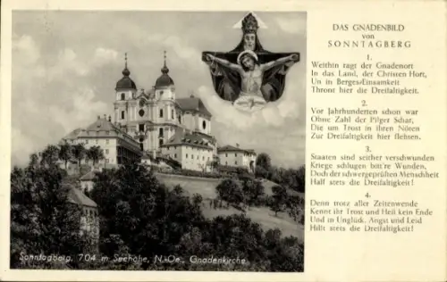 Ak Rosenau am Sonntagberg Niederösterreich, Basilika Sonntagberg, Gnadenbild