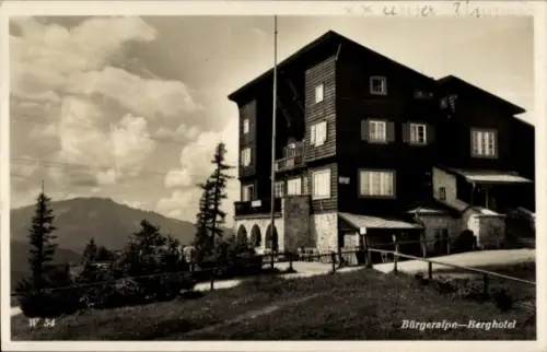 Ak Mariazell Steiermark, Bürgeralpe Berghotel