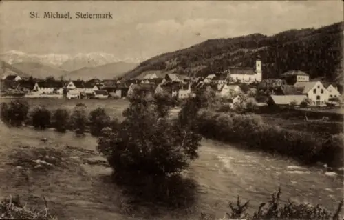 Ak Sankt Michael Steiermark, Gesamtansicht