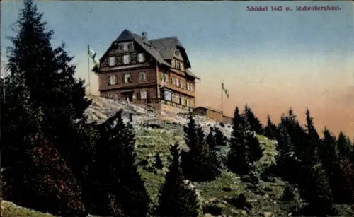 Ak Sankt Radegund bei Graz Steiermark, Stubenberghaus, Schöckl