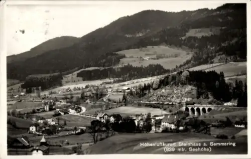 Ak Steinhaus am Semmering Steiermark, Gesamtansicht