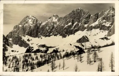 Ak Ramsau am Dachstein Steiermark, Austriahütte am Brandriedel