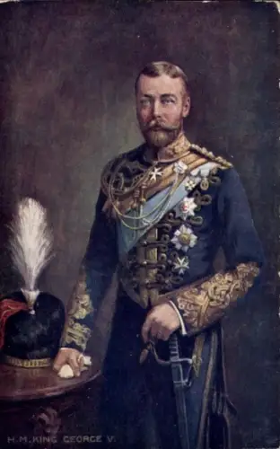 Künstler Ak George V., König des Vereinigten Königreichs