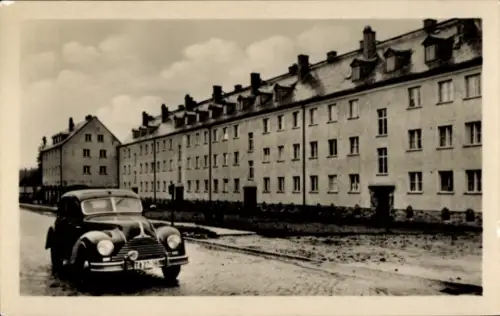 Ak Johanngeorgenstadt im Erzgebirge, Wohnhaus, Auto