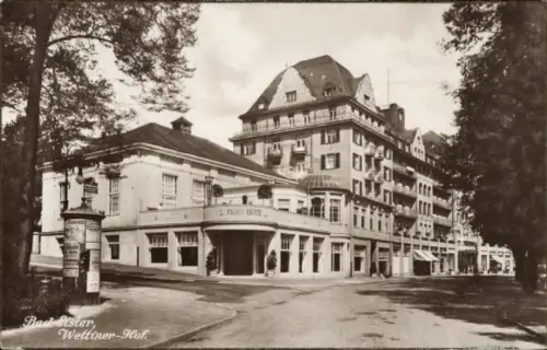 Ak Bad Elster im Vogtland,  Wettiner-Hof, Palast Kaffee