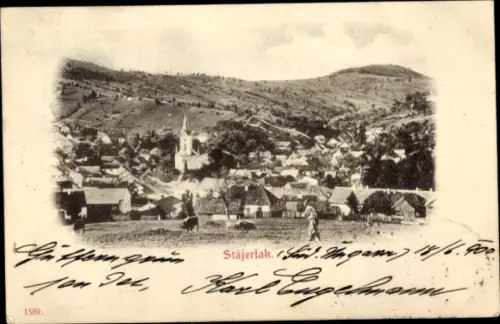 Ak Stájerlak Steierdorf Rumänien, Gesamtansicht