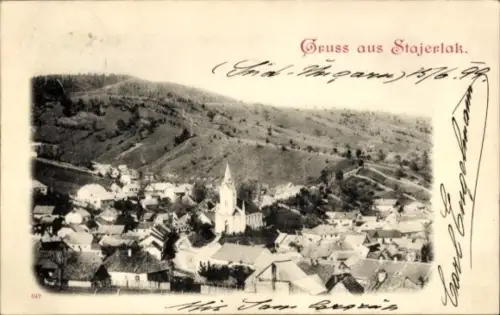 Ak Stájerlak Steierdorf Rumänien, Gesamtansicht