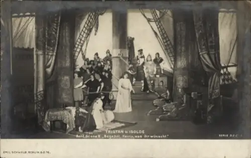 Ak Tristan und Isolde, Theaterszene V, Akt I, Begehrt, Herrin, was ihr wünscht