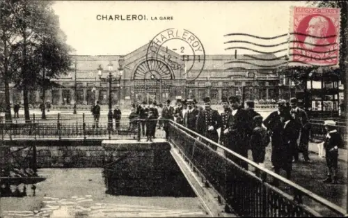 Ak Charleroi Wallonien Hennegau, La Gare