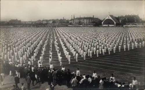 Ak Leipzig in Sachsen, 1. Deutsches Arbeiter-Turn und Sportfest am 22.-25. Juli 1922