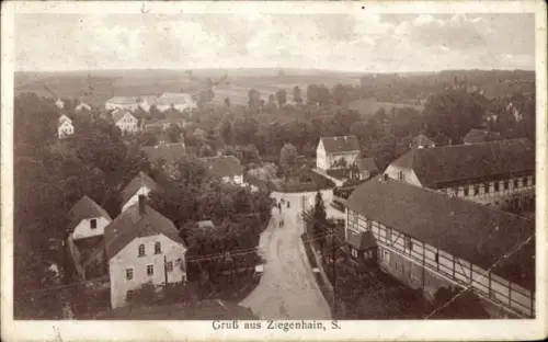Ak Ziegenhain Nossen in Sachsen, Gesamtansicht