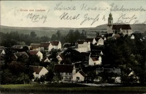Ak Leuben Nossen in Sachsen, Gesamtansicht