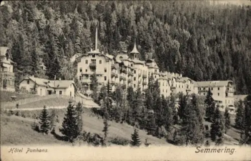 Ak Semmering in Niederösterreich, Hotel Panhans