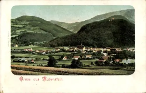 Ak Rabenstein an der Pielach in Niederösterreich, Gesamtansicht