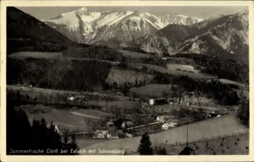 Ak Dörfl Edlach an der Rax Reichenau an der Rax Niederösterreich, Gesamtansicht