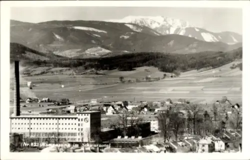 Foto Ak Wimpassing im Schwarzatale Niederösterreich, Panorama, Fabrik