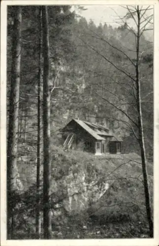 Ak Reichenau an der Rax Niederösterreich, Naturfreundehaus im Weichtal