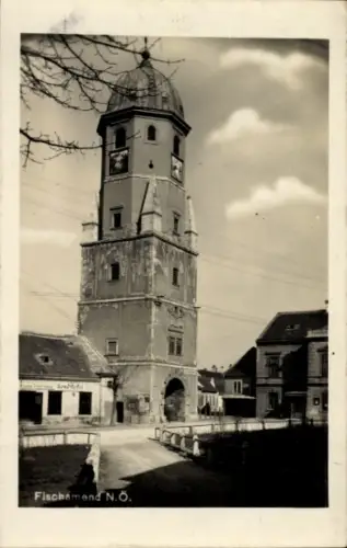 Ak Fischamend Niederösterreich, Stadtturm