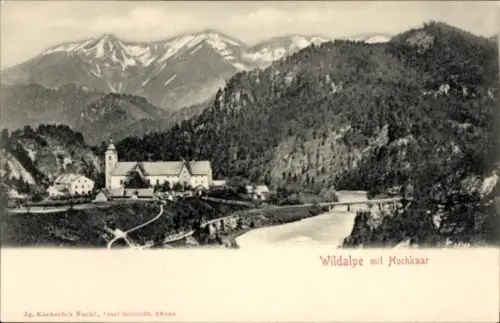 Ak Wildalpen Steiermark, Totale mit Hochkaar