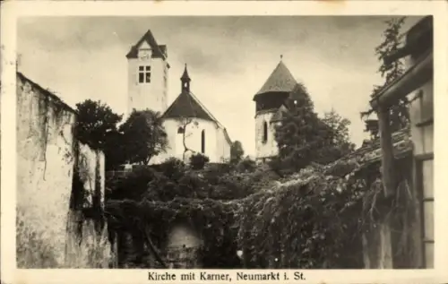 Ak Neumarkt in der Steiermark, Kirche, Karner