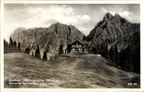 Ak Gesäuse Steiermark, Admonter Reichenstein, Mödlingerhütte