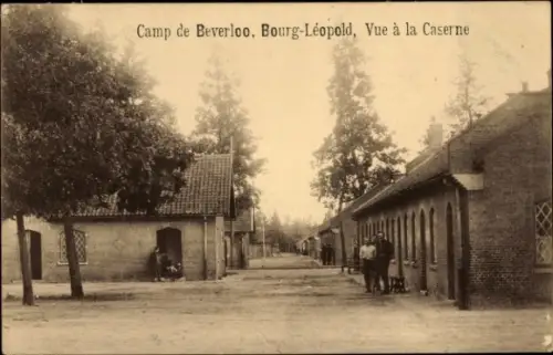 Ak Beverloo Beverlo Beringen Flandern Limburg, Bourg-Léopold, Blick auf die Kaserne