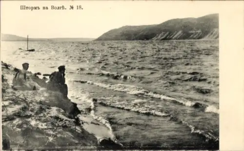 Ak Russland, Sturm an der Wolga