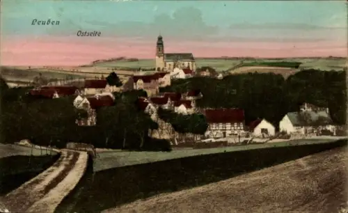 Ak Leuben Nossen in Sachsen, Gesamtansicht