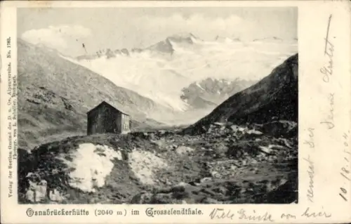 Ak Malta in Kärnten, Osnabrücker Hütte, Großelendtal