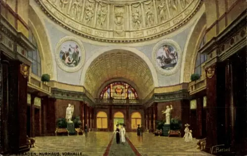 Künstler Ak Wiesbaden in Hessen, Kurhaus, Vorhalle, Tuck Nr. 2001