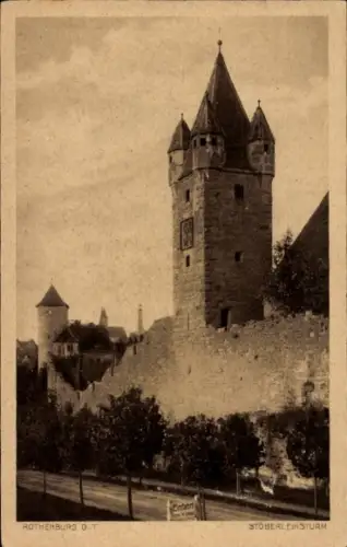 Ak Rothenburg ob der Tauber Mittelfranken, Stöberleinsturm