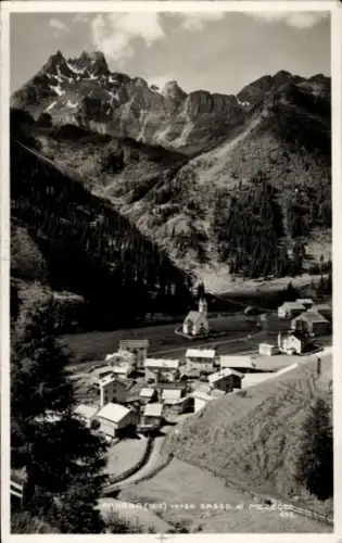 Ak Arabba Veneto, Sasso di Mezzodi, Teilansicht der Stadt 