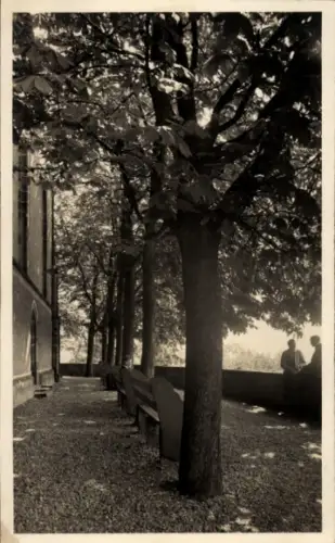 Ak Bettingen Kanton Basel Stadt, Sankt Chrischona, hinter der Kirche