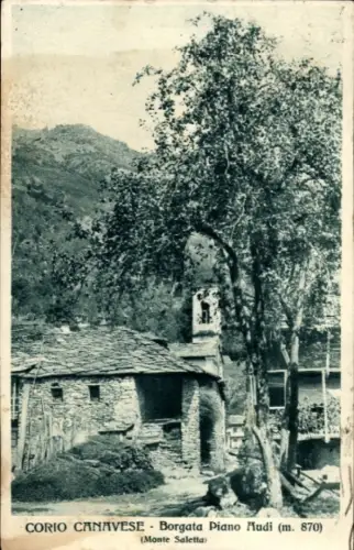 Ak Corio Canavese Piemonte, Borgata Piano Audi, Monte Saletta