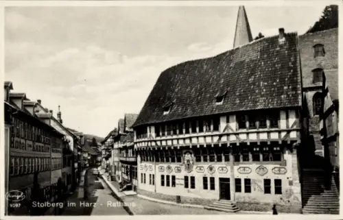 Ak Stolberg im Harz, Rathaus